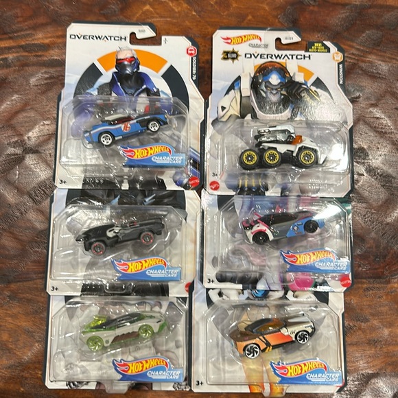 Hot Wheels Overwatch Character Cars - New - Complete set of Six - Picture 1 of 7